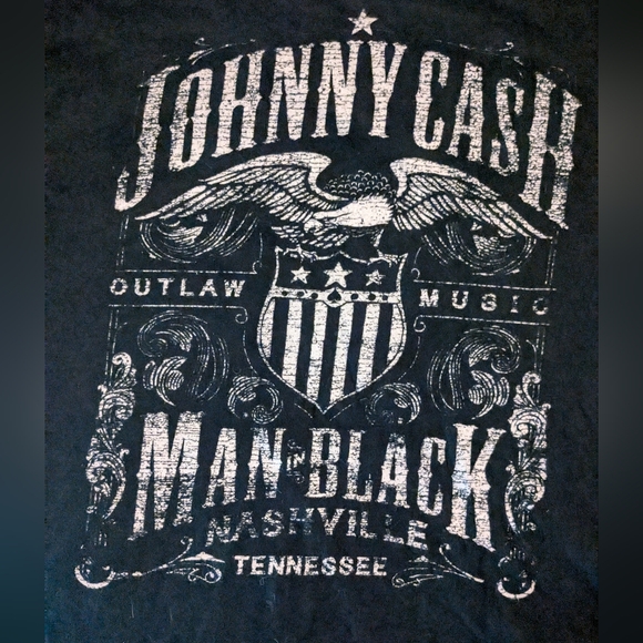 Cash: Johnny Cash Man In Black Tennessee T-Shirt size S - Picture 3 of 4